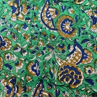 Blockprint Green Garden