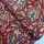Blockprint Indian leaves on red