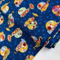 Japanese Women on blue