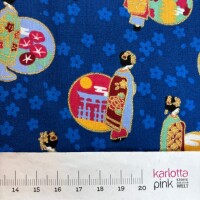 Japanese Women on blue