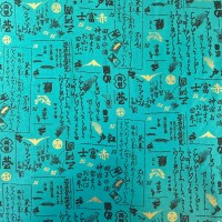 Japanese Signs on turquoise