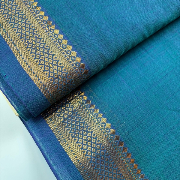 Bordürenstoff duotone blue