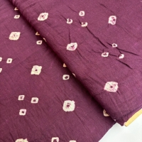 Batikprint white rings on purple