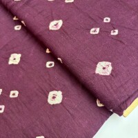 Batikprint white rings on purple