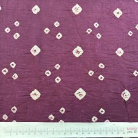 Batikprint white rings on purple