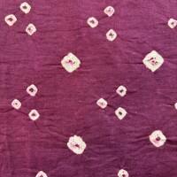 Batikprint white rings on purple