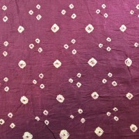 Batikprint white rings on purple