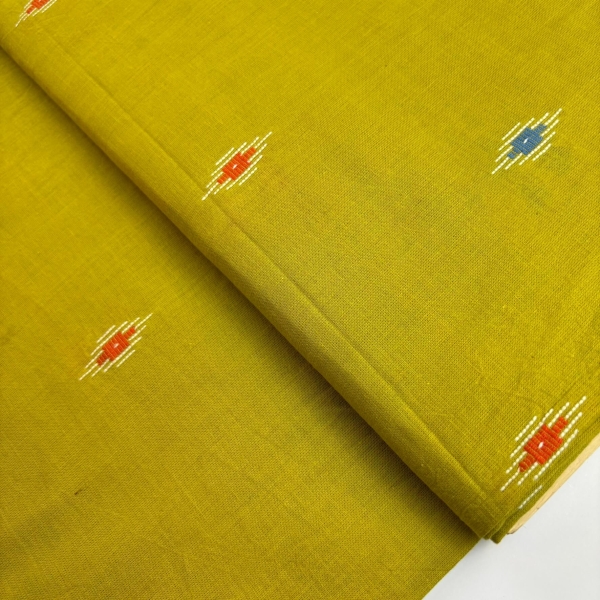 Indischer Jacquard Colored drops on lemon