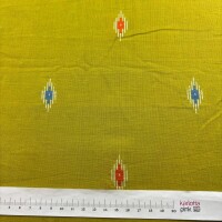 Indischer Jacquard Colored drops on lemon