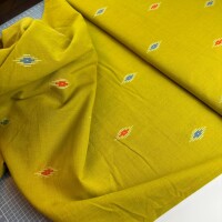 Indischer Jacquard Colored drops on lemon