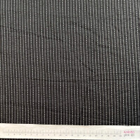 Indischer Jacquardstoff Stitched stripes on black
