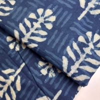 Blockprint INDIGO Leaves