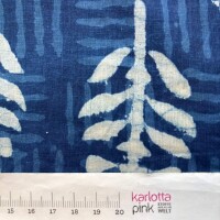 Blockprint INDIGO Leaves