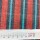 Handloom Stripes red turquoise