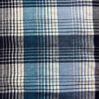 Handloom Karo blue white black