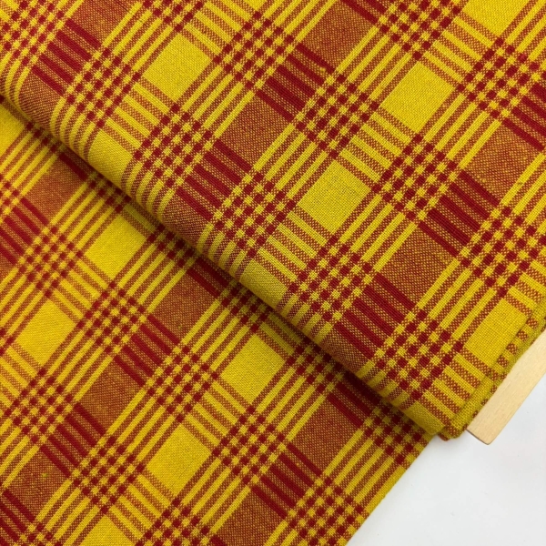 Handloom Karo red yellow