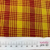 Handloom Karo red yellow
