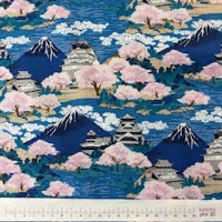 Japanese Mountain blue