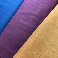 Japanischer Baumwollstoff uni Aubergine