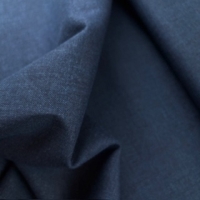 Japanischer Baumwollstoff uni blau