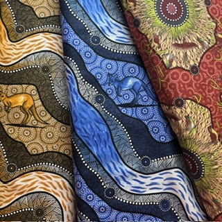 jelly roll patchworkstoffe schwarz australische aborigine stoffe