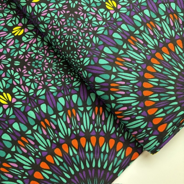 afrikanischer waxprint stoff rot venua