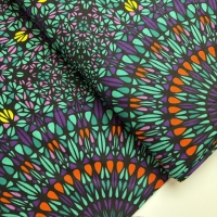 afrikanischer waxprint stoff rot venua