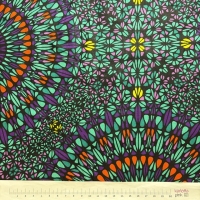 Waxprint Ocean Eye orange