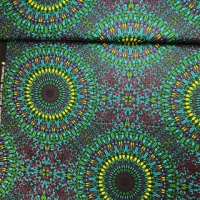 Waxprint Ocean Eye yellow