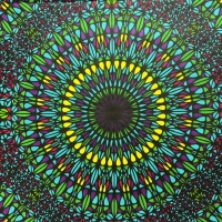 Waxprint Ocean Eye yellow