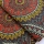 afrikanischer waxprint stoff rot venua