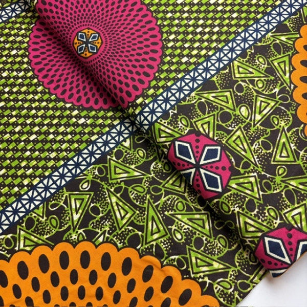 afrikanischer waxprint stoff rot venua