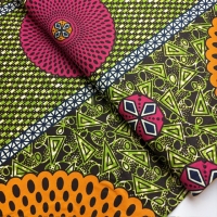 afrikanischer waxprint stoff rot venua