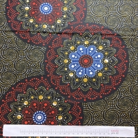 Waxprint Circles Dots