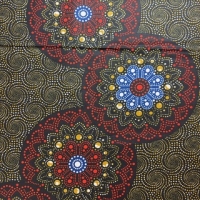 Waxprint Circles Dots