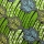 Waxprint Maple Leaf green