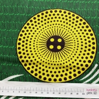 Waxprint Radiant Sun green