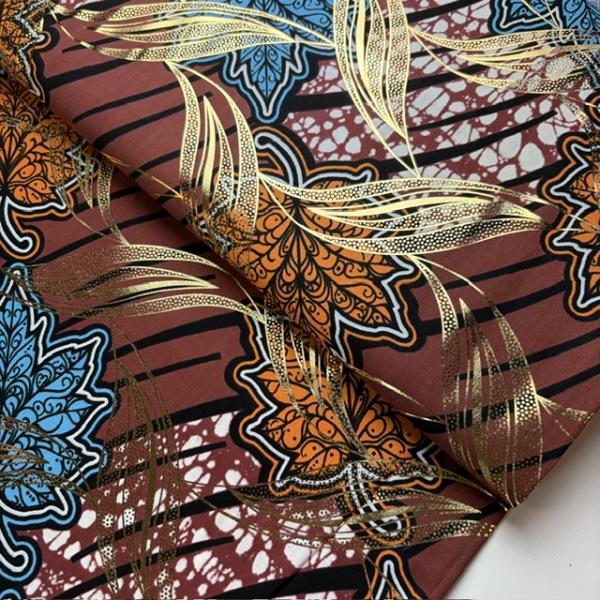 afrikanischer waxprint stoff rot venua