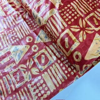 afrikanischer waxprint stoff rot venua