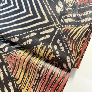 afrikanischer waxprint stoff rot venua