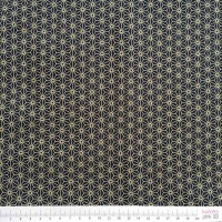 Asanoha Sternmuster navy blau