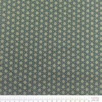 Asanoha Sternmuster türkis petrol