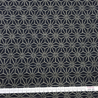 Rustic BIG Asanoha Sternmuster indigo